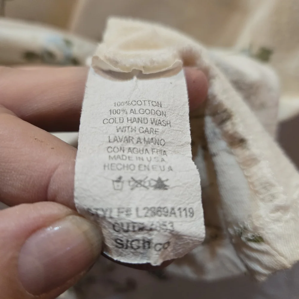 Forever 21 Ivory Floral Short Sleeve Tee - Picture 5 of 6